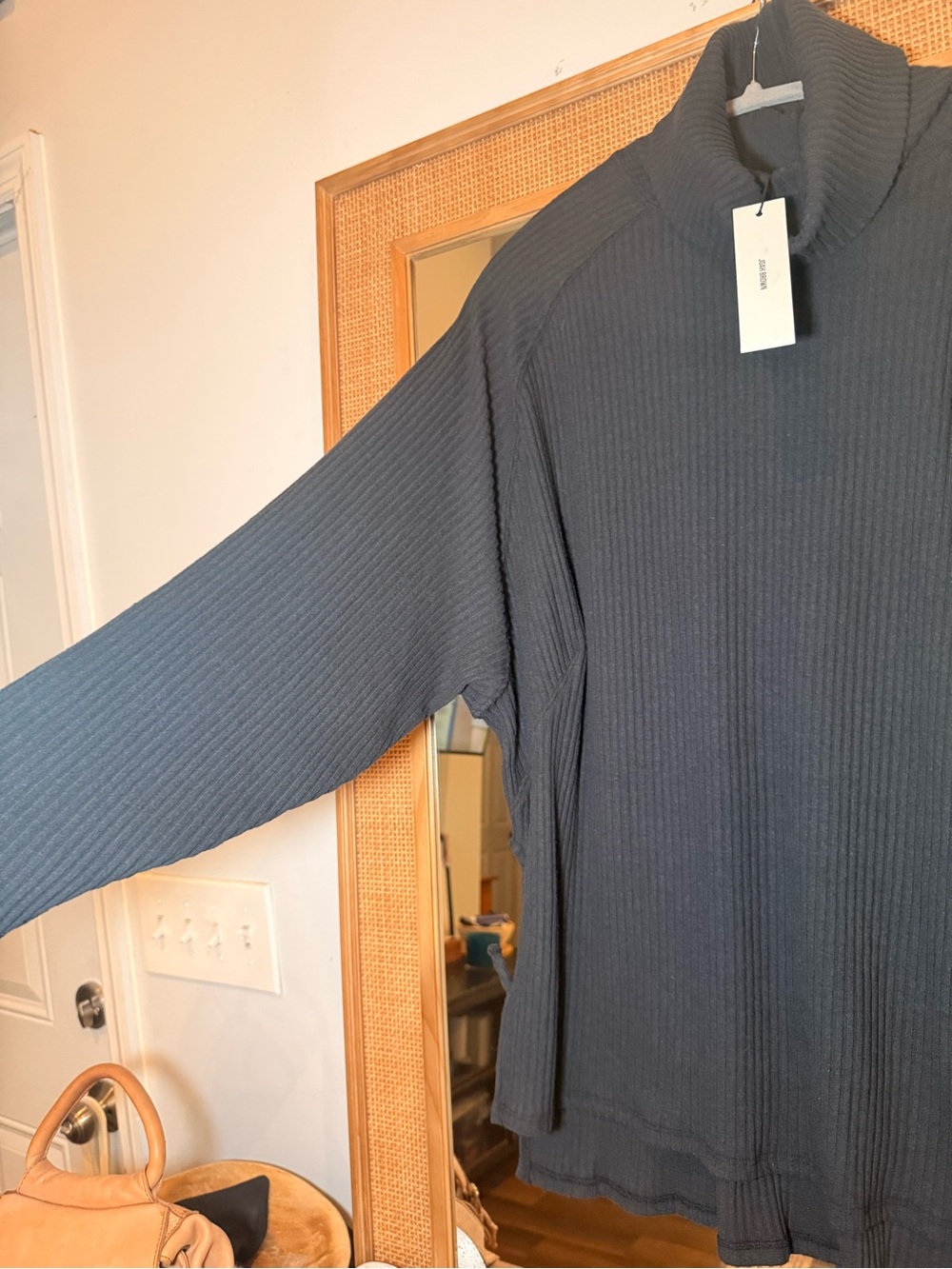 ♡ Joah Brown NWT Luxe Knit Turtleneck in Midnight SOLD OUT - Picture 5 of 9